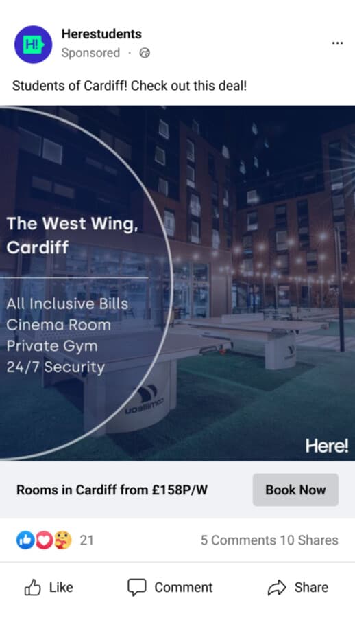 Here Social Ad - Before Adjyl Design Critique